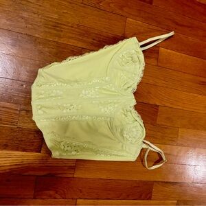 Yellow Lace Camisole